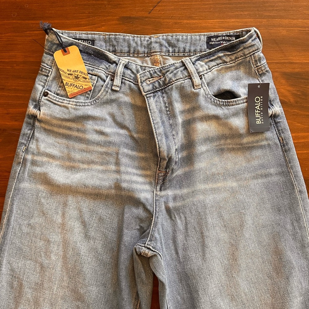 Buffalo by David Britton High Rise Wide Leg Jeans